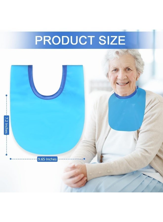 EHUSPU Tracheostomy Shower Cover Neck Stoma Protector for Tracheostomy,Waterproof Shower Shield Neck Stoma Guard (Blue and Rose Red-2pc) - Image 5